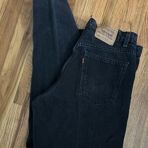 Vintage Levi’s 550 Orange Tab Black Jeans (90s)”